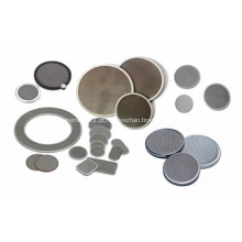 Disco de filtro de aço inoxidável de metal sinterizado 316L